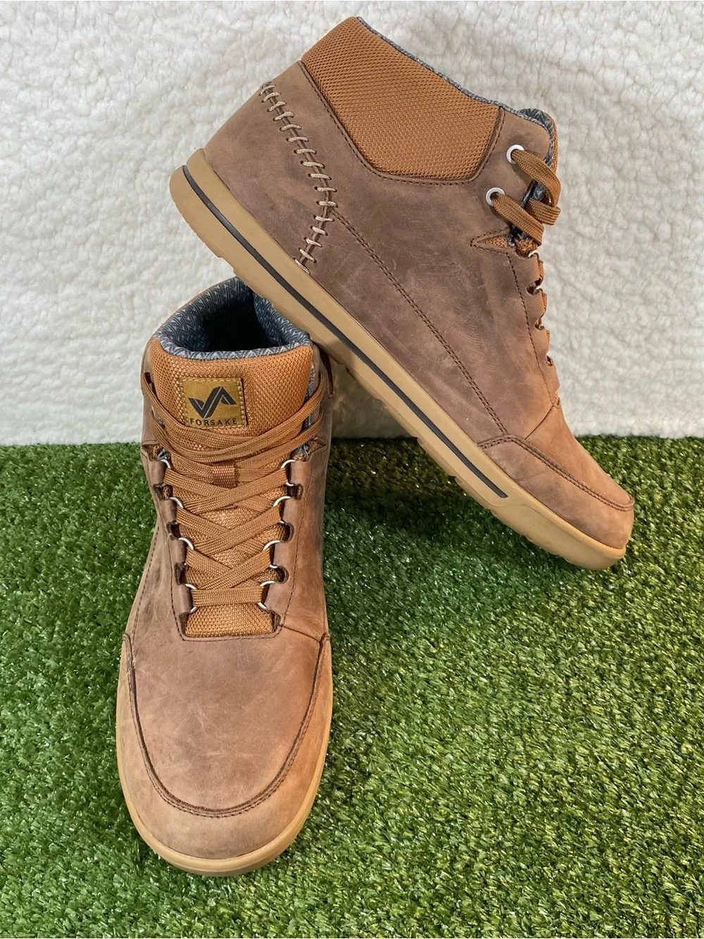 Forsake 'Phil' Waterproof Mid Top Hiking Sneakers Mens Size 13 Lace Up Brown